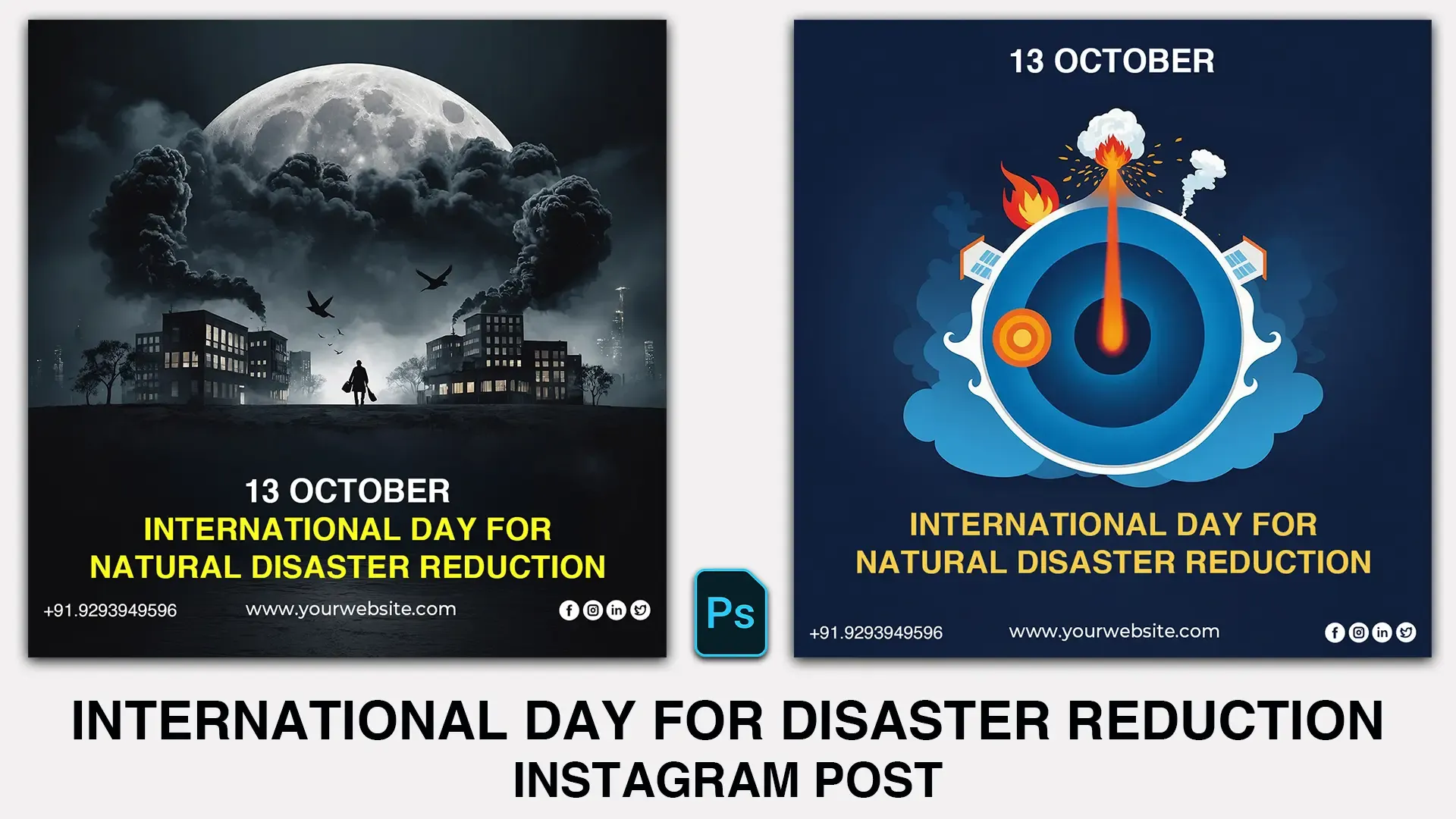 Natural Disaster Risk Reduction Instagram Post image